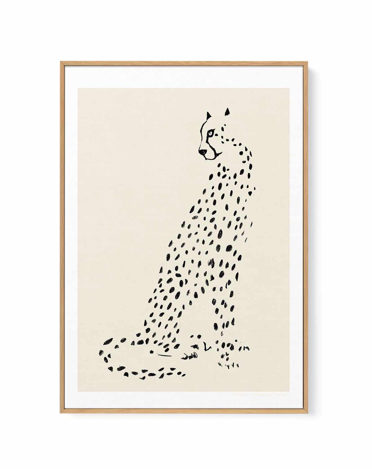 Leopard by Jenny Liz Rome | Framed Canvas Art Print from Olive et Oriel where you can shop wallpaper and artworks online
