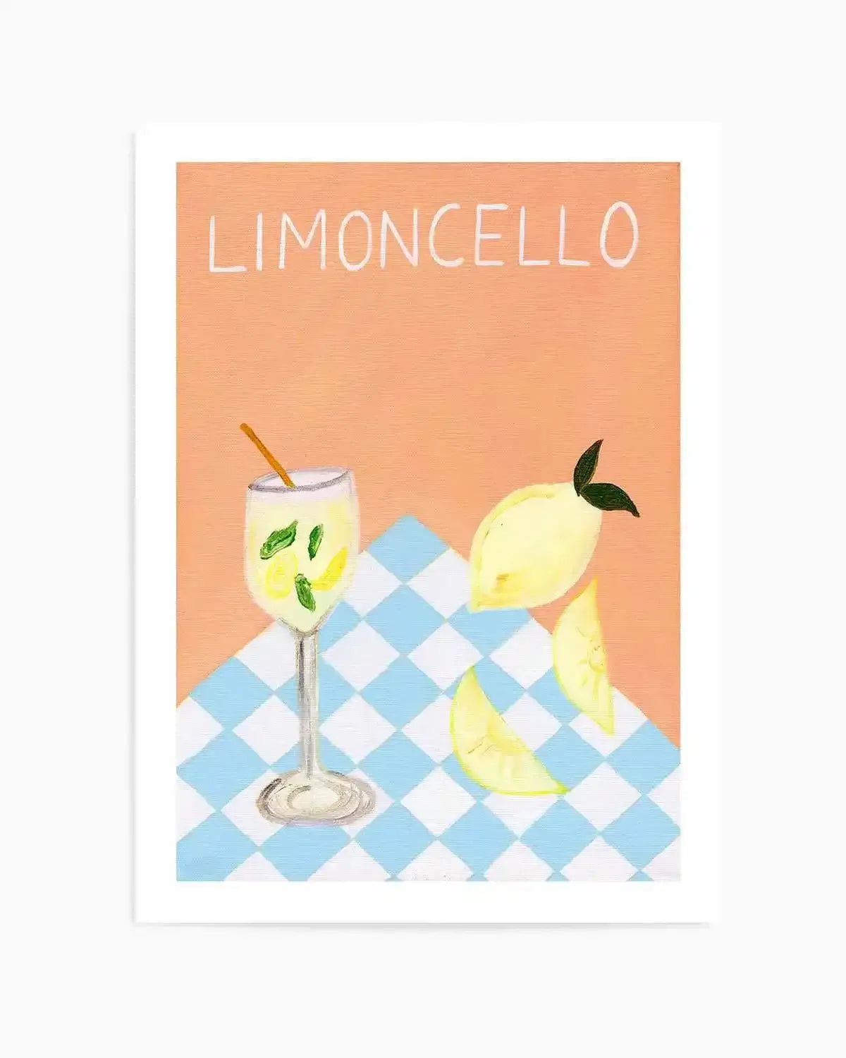 Limoncello by Britney Turner Art Print from Olive et Oriel where you can shop wallpaper and artworks online