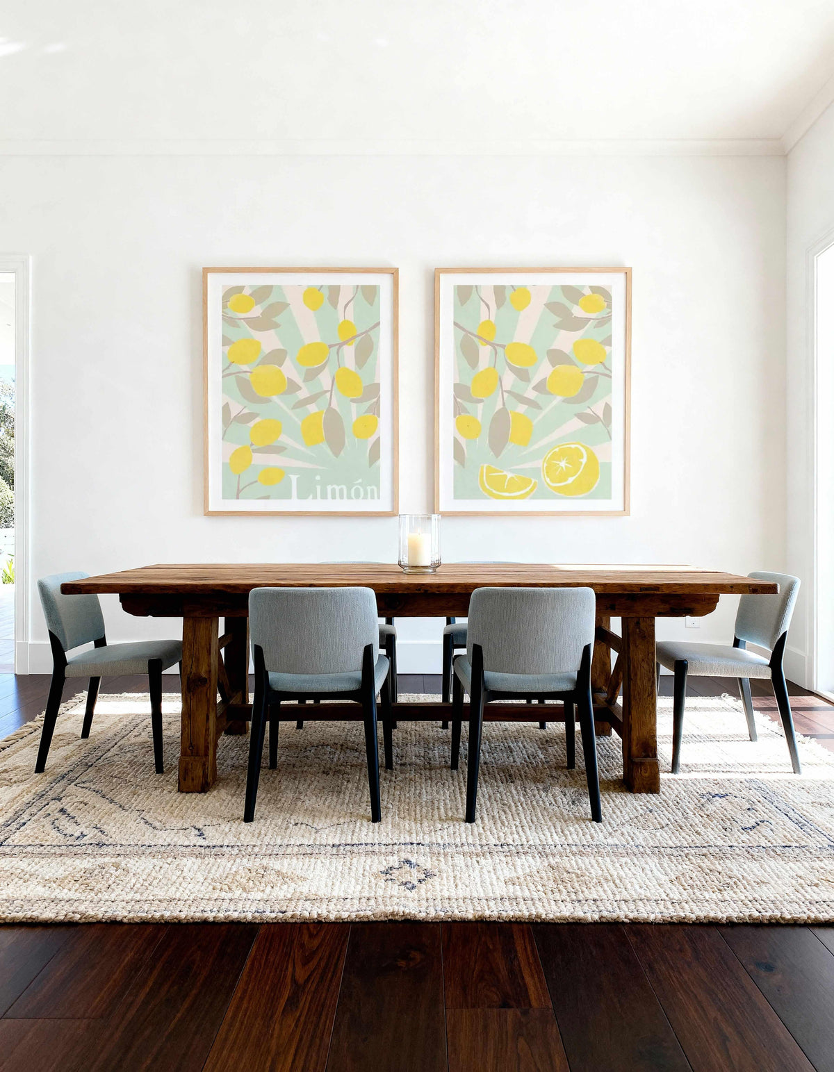 Limon en Menta I & II Art Print Set of 2 | Matching Wall Art from Olive et Oriel where you can shop wallpaper and artworks online