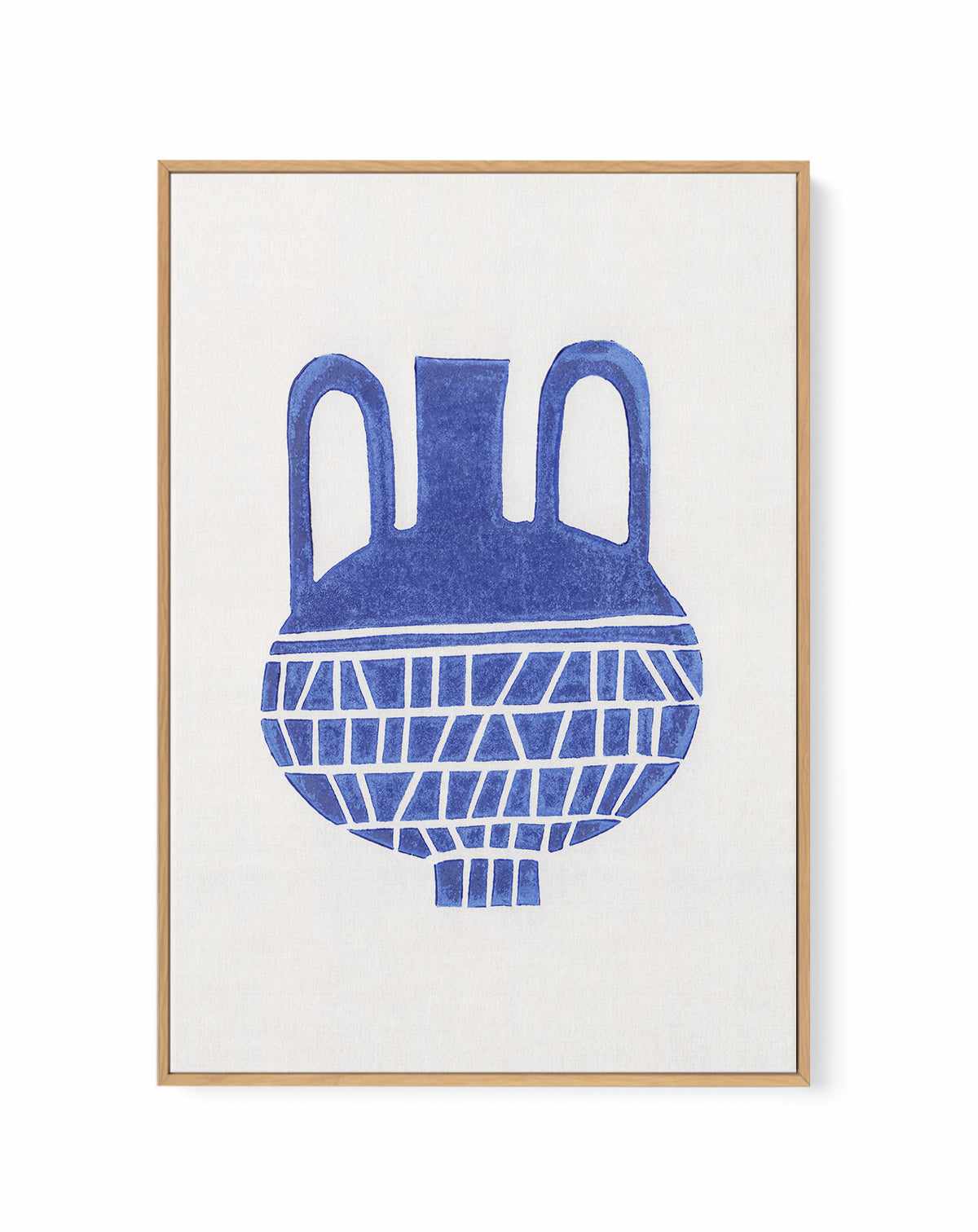 Linocut Vase VI By Alisa Galitsyna | Framed Canvas Art Print from Olive et Oriel where you can shop wallpaper and artworks online