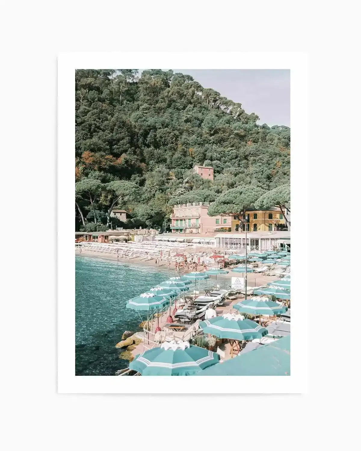 Little Bay II, Italian Riviera Art Print from Olive et Oriel where you can shop wallpaper and artworks online