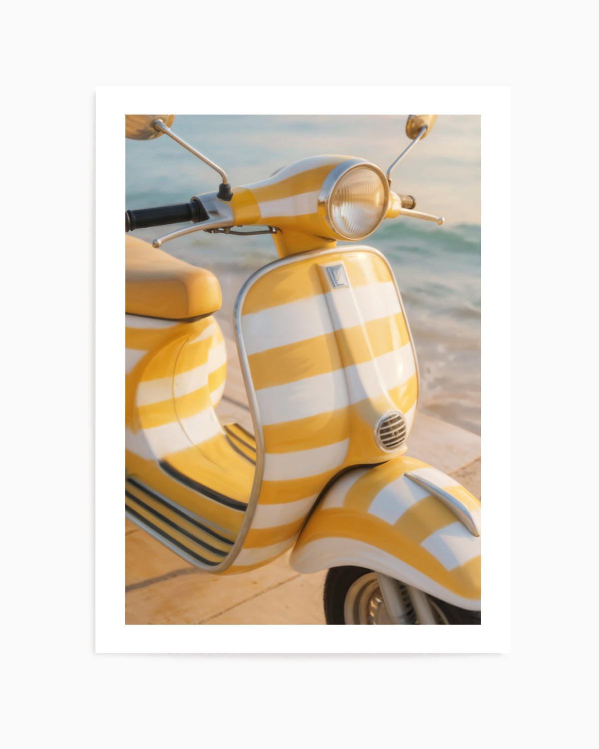 Little Yellow Vespa | Art Print