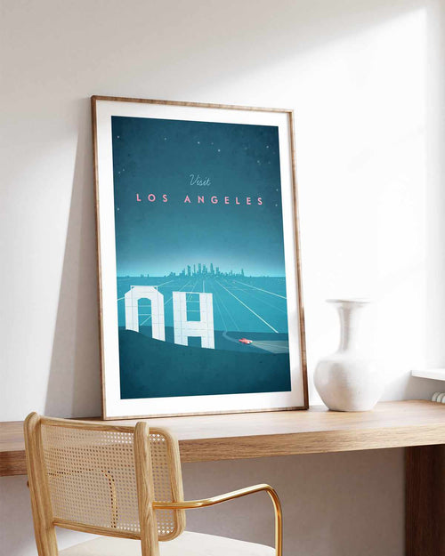 Los Angeles by Henry Rivers Art Print
