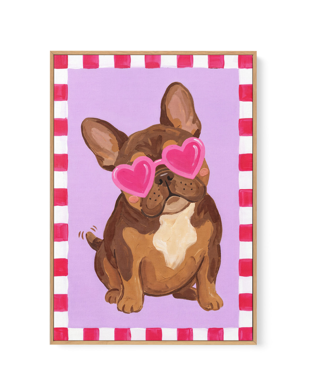 Love Pup | Framed Canvas Wall Art