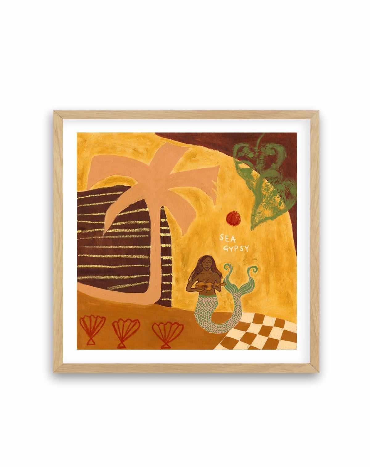 Mermaid by Britney Turner | Art Print from Olive et Oriel where you can shop wallpaper and artworks online