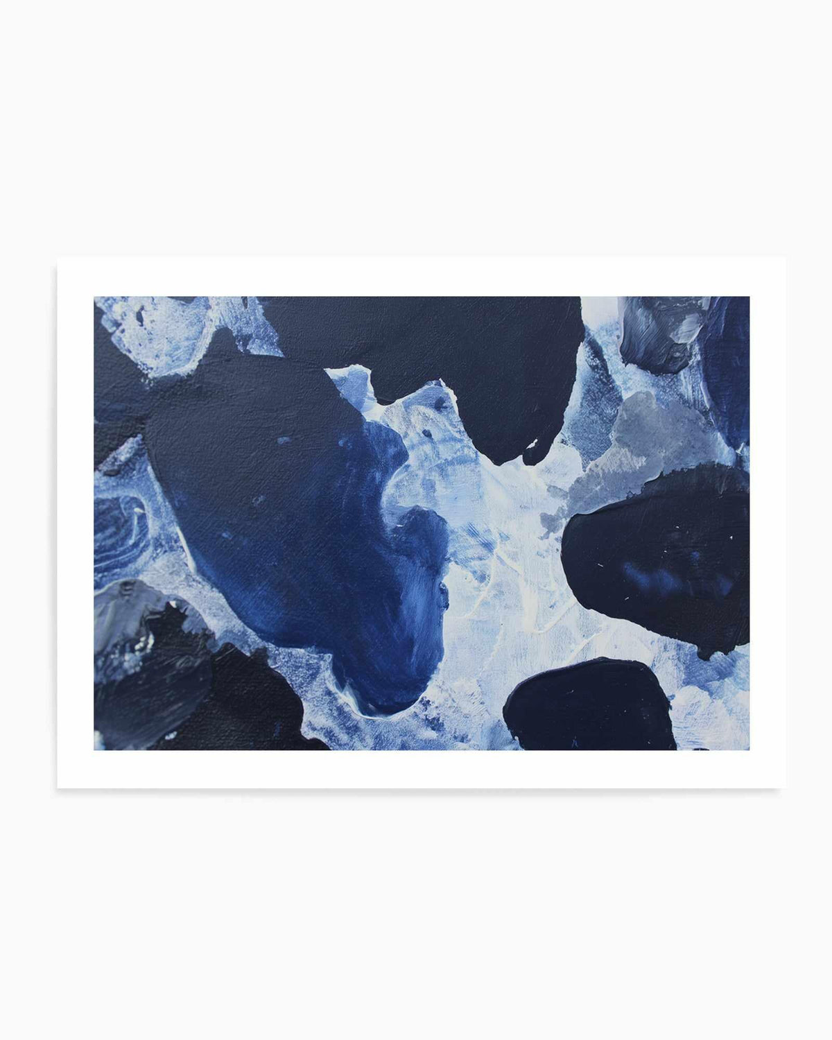 Midnight Current I Art Print — art print Australia with border