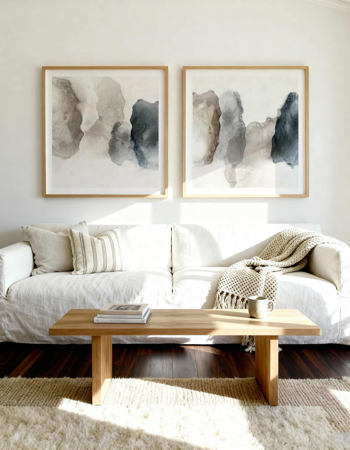 Mineral Square I & II Art Print Set of 2 | Matching Wall Art from Olive et Oriel where you can shop wallpaper and artworks online