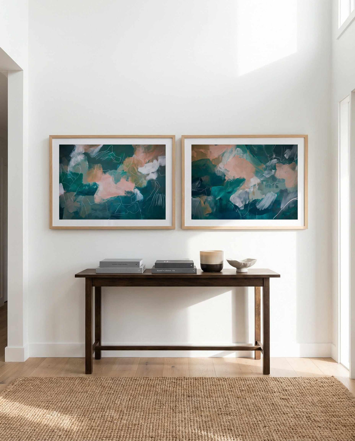 Mineral Tide I & II Art Print Set of 2 | Matching Wall Art from Olive et Oriel where you can shop wallpaper and artworks online