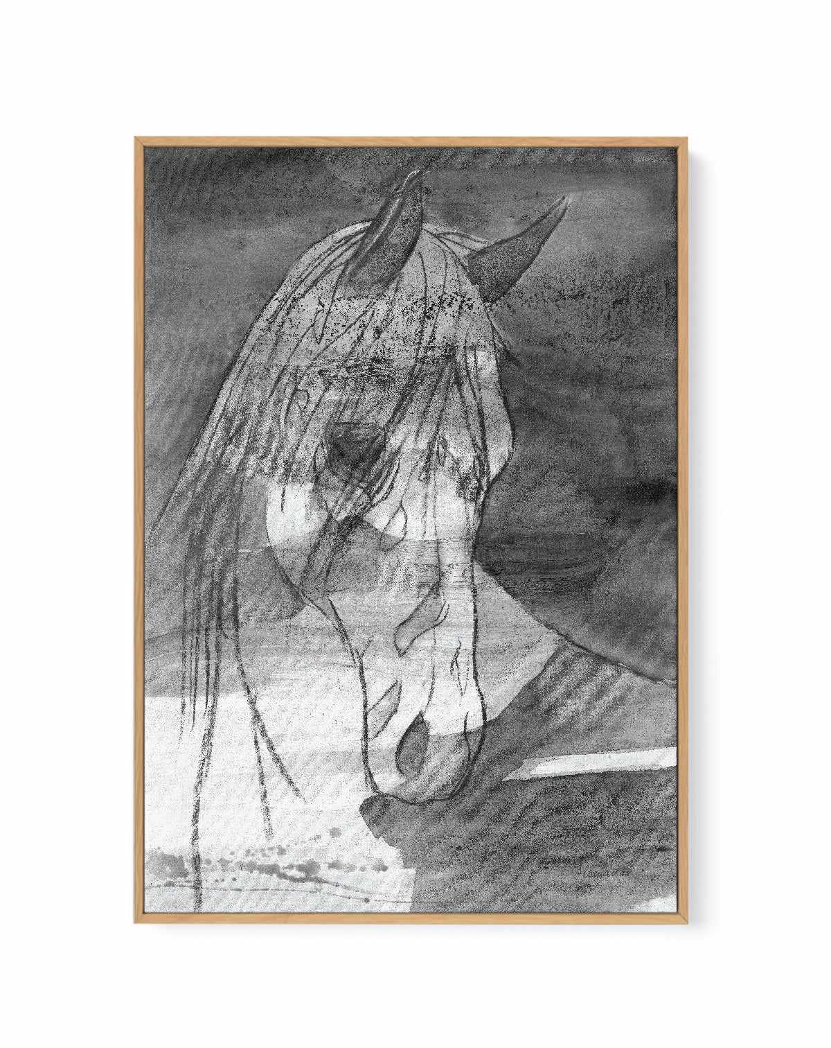 Moonlight BW | Framed Canvas Art Print from Olive et Oriel where you can shop wallpaper and artworks online