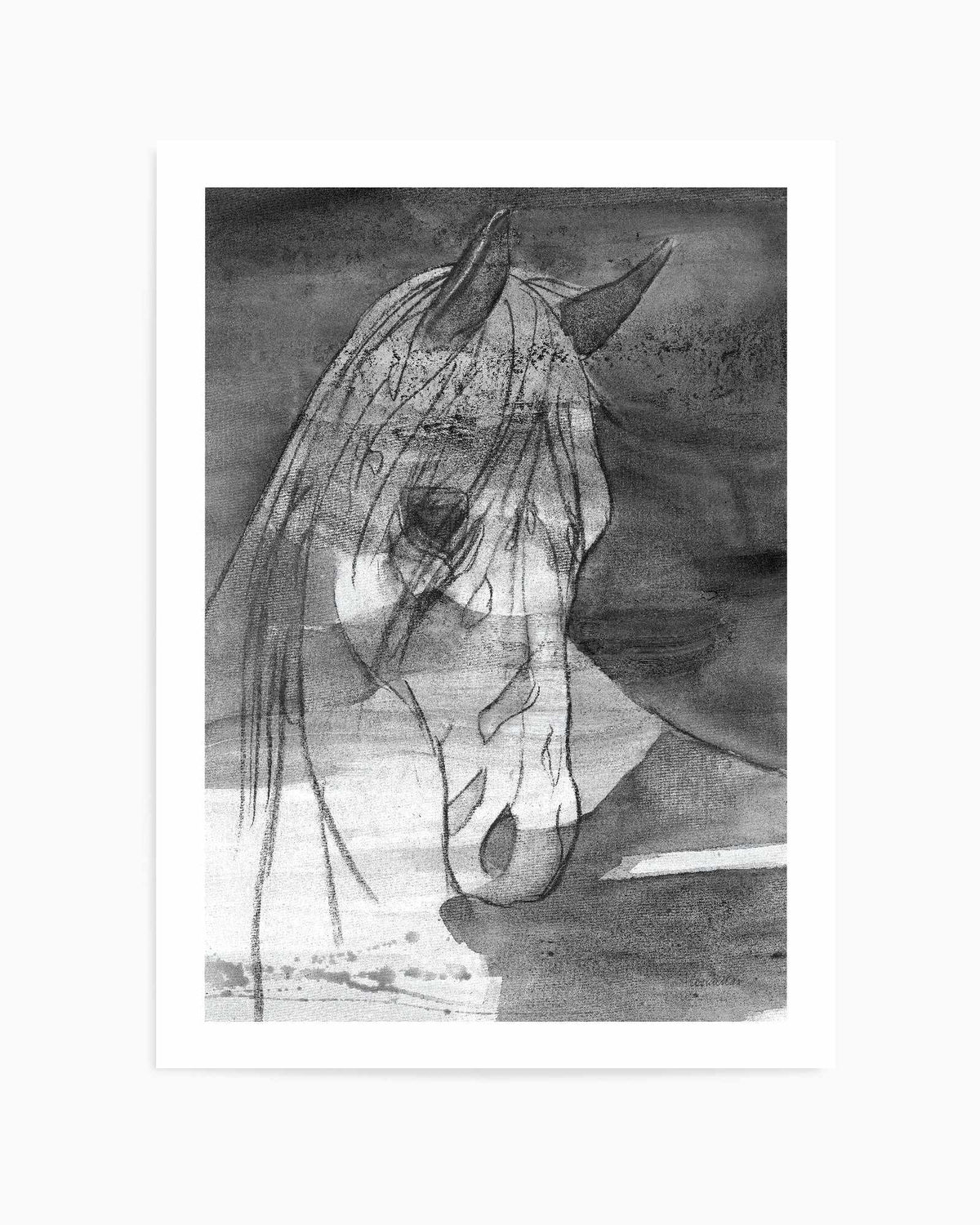 Moonlight BW | Art Print from Olive et Oriel where you can shop wallpaper and artworks online