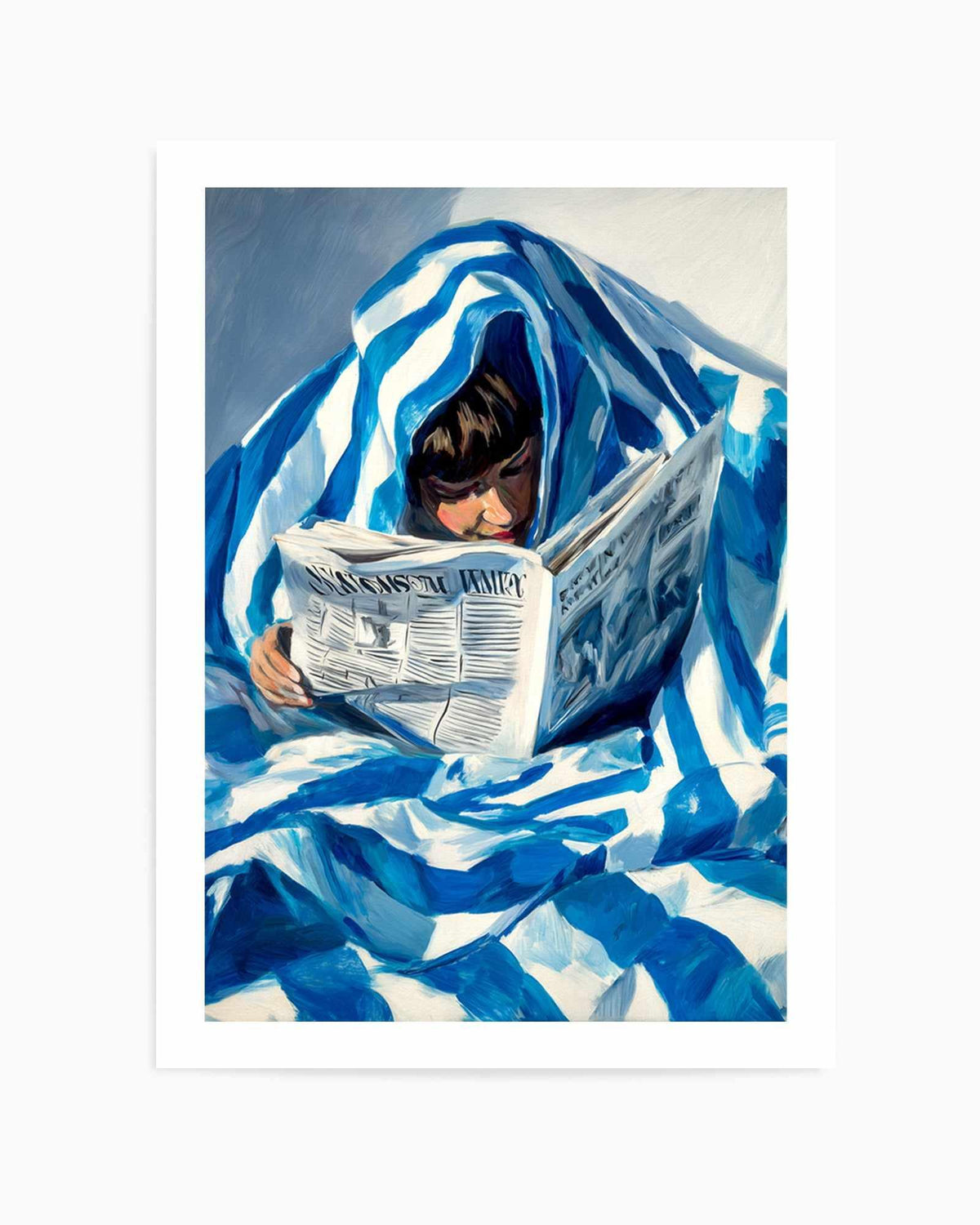 Morning News | Art Print from Olive et Oriel where you can shop wallpaper and artworks online