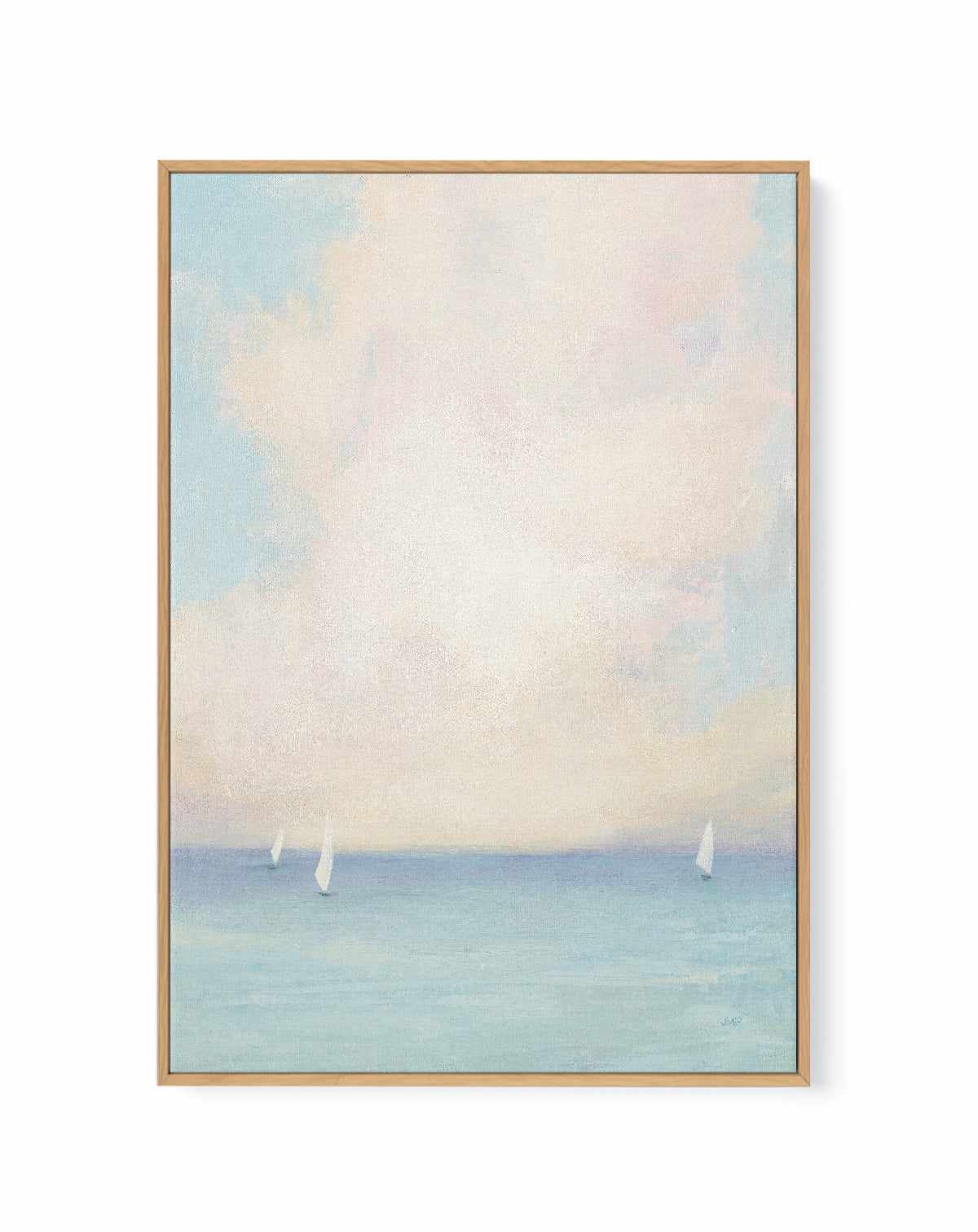 Morning Sail I | Framed Canvas Art Print from Olive et Oriel where you can shop wallpaper and artworks online