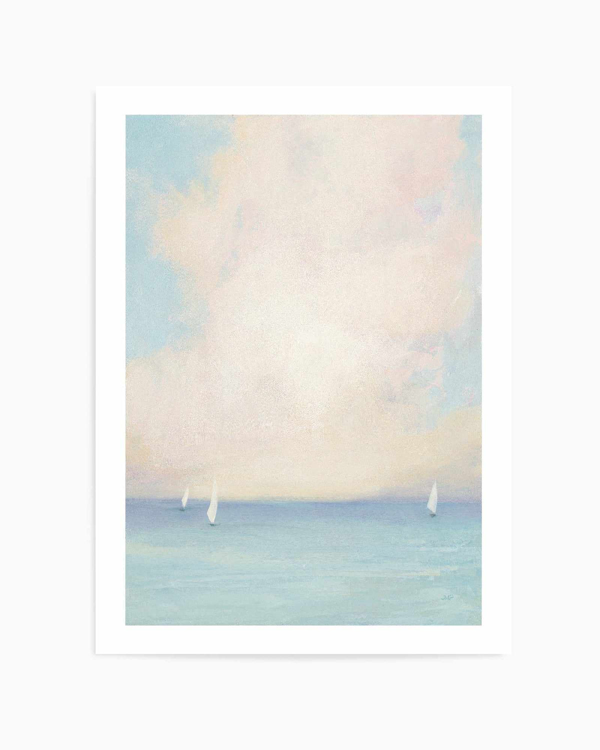 Morning Sail I | Art Print from Olive et Oriel where you can shop wallpaper and artworks online