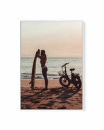Morning Surf by Marina Brisset | Framed Canvas Art Print