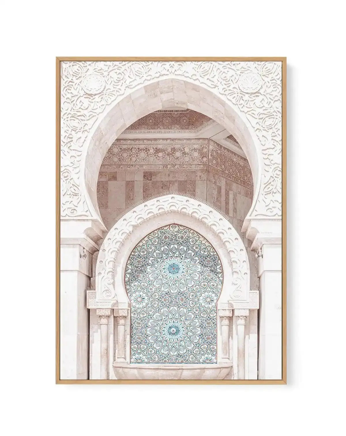 Moroccan Arches II | Hassan | Framed Canvas Art Print art print