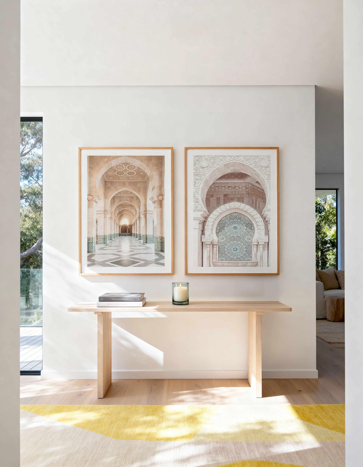 Moroccan Arches I & II Art Print Set of 2 | Matching Wall Art from Olive et Oriel where you can shop wallpaper and artworks online