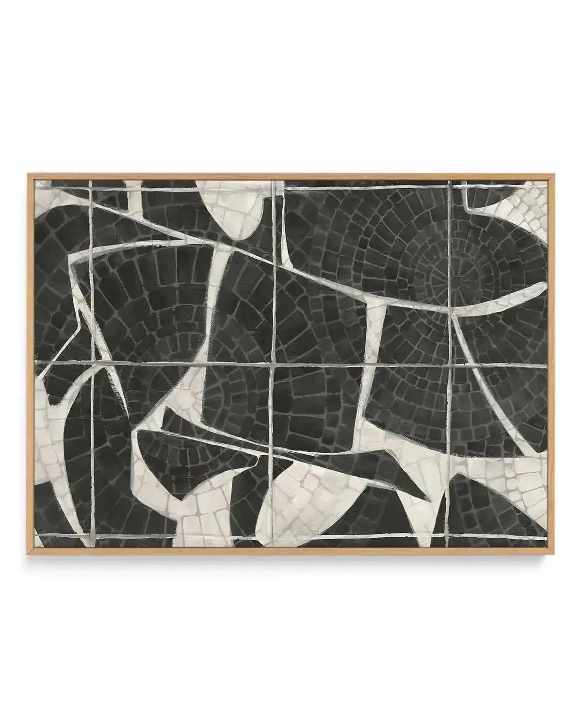 Mosaic Tiles | Framed Canvas Art Print from Olive et Oriel where you can shop wallpaper and artworks online