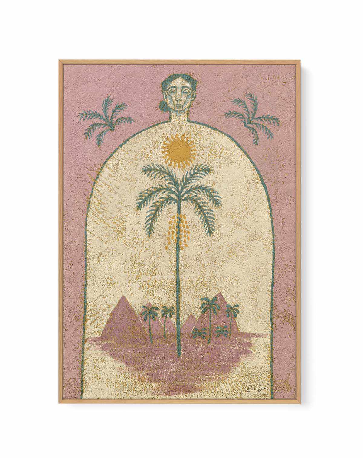 Mother of Dates by Julie Celina | Framed Canvas Art Print from Olive et Oriel where you can shop wallpaper and artworks online
