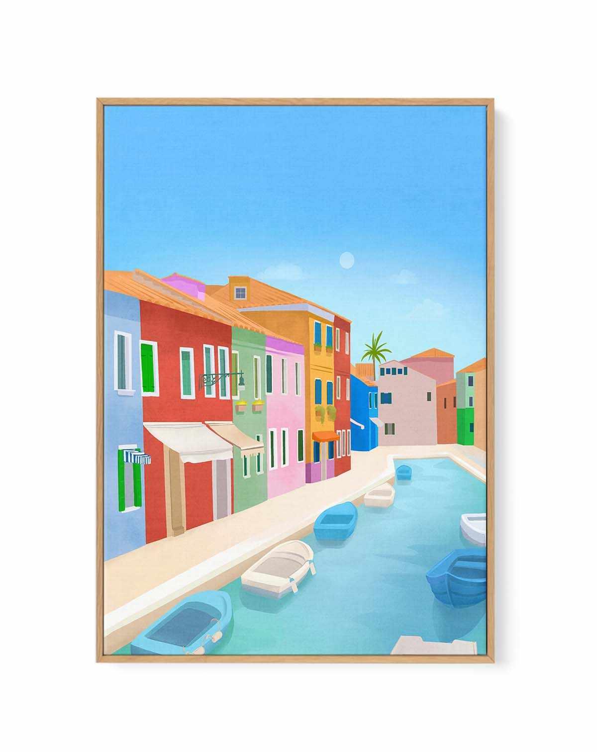 Murano Island By Petra Lizde | Framed Canvas Art Print from Olive et Oriel where you can shop wallpaper and artworks online