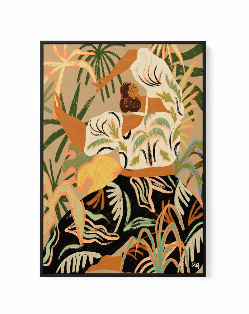 Nature Embrace by Arty Guava | Framed Canvas Art Print