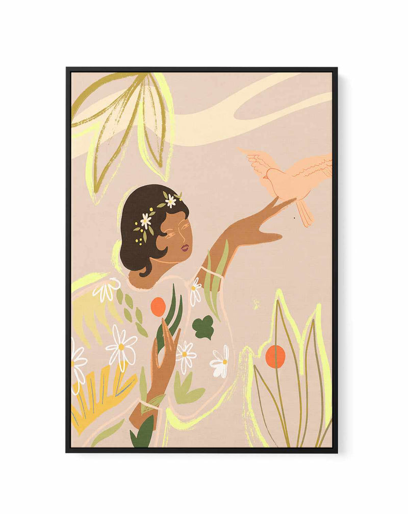 Nature Lover by Arty Guava | Framed Canvas Art Print