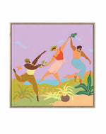 Nature's Frolic by Arty Guava | Framed Canvas Art Print