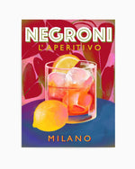 Negroni Aperitivo Milano by Marco Marella | Art Print