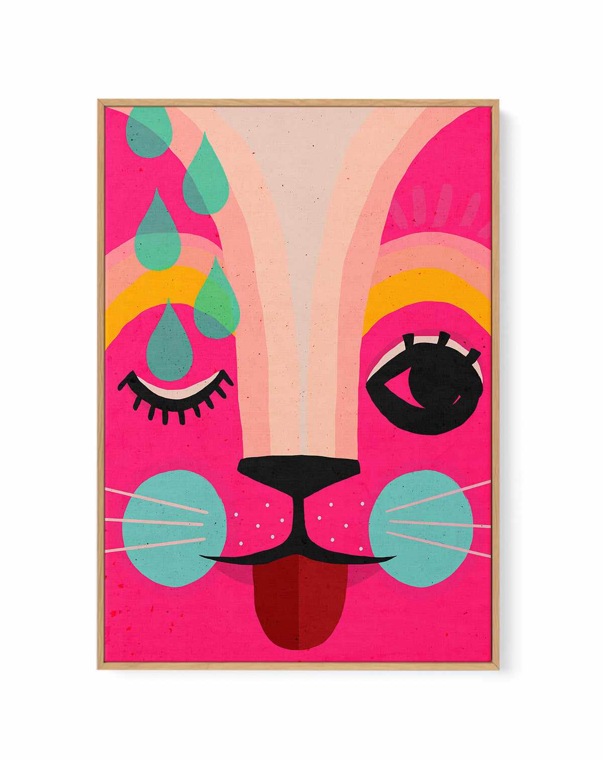 Neon! By Treechild | Framed Canvas Art Print from Olive et Oriel where you can shop wallpaper and artworks online