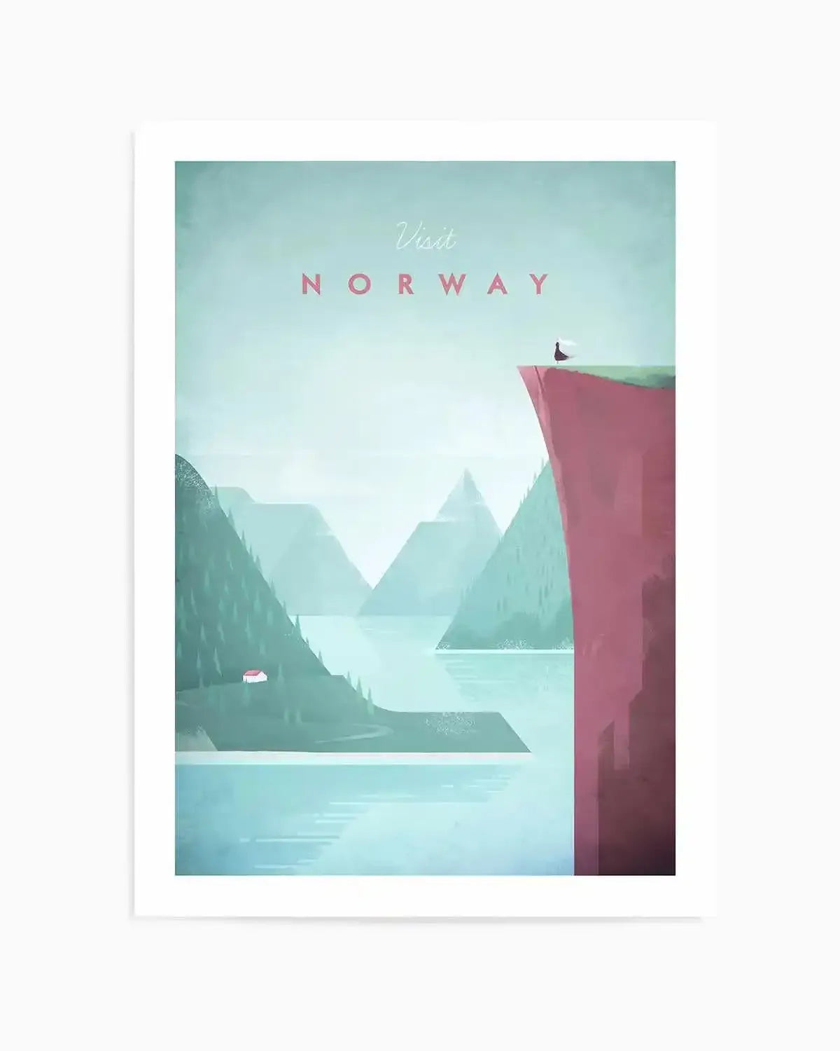 Norway by Henry Rivers Art Print from Olive et Oriel where you can shop wallpaper and artworks online
