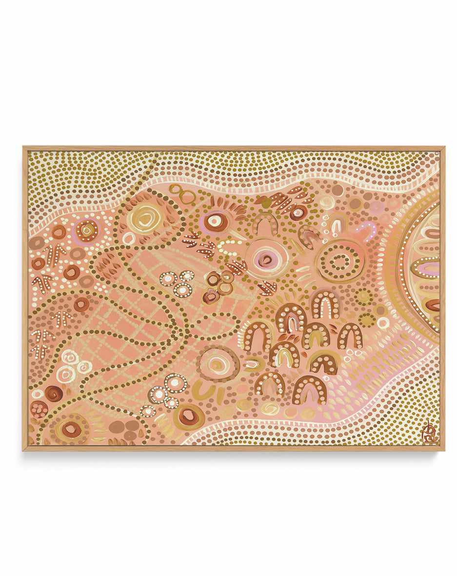 Seasonal Balance by Bigi Nagala | Framed Canvas Art Print from Olive et Oriel where you can shop wallpaper and artworks online