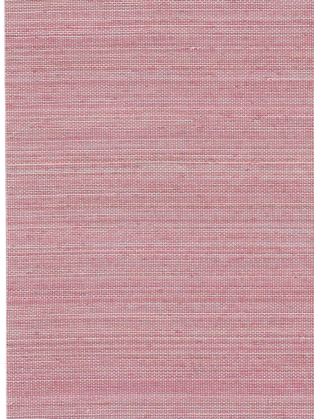 Dusty Pink Textured Abaca Wallpaper — 3:4 close-up of woven texture