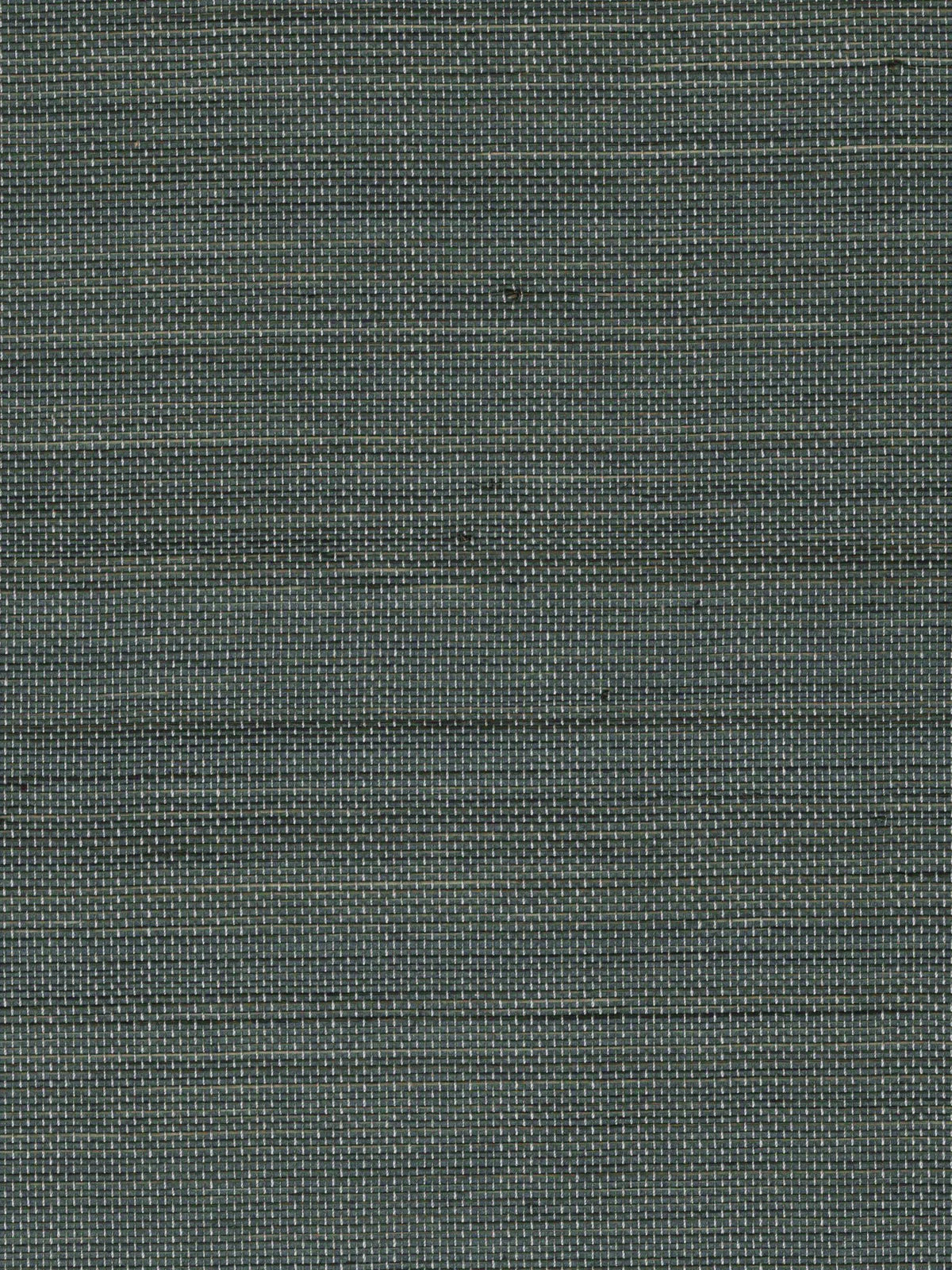 Dark Forest Green Textured Abaca Wallpaper — 3:4 close-up of woven texture