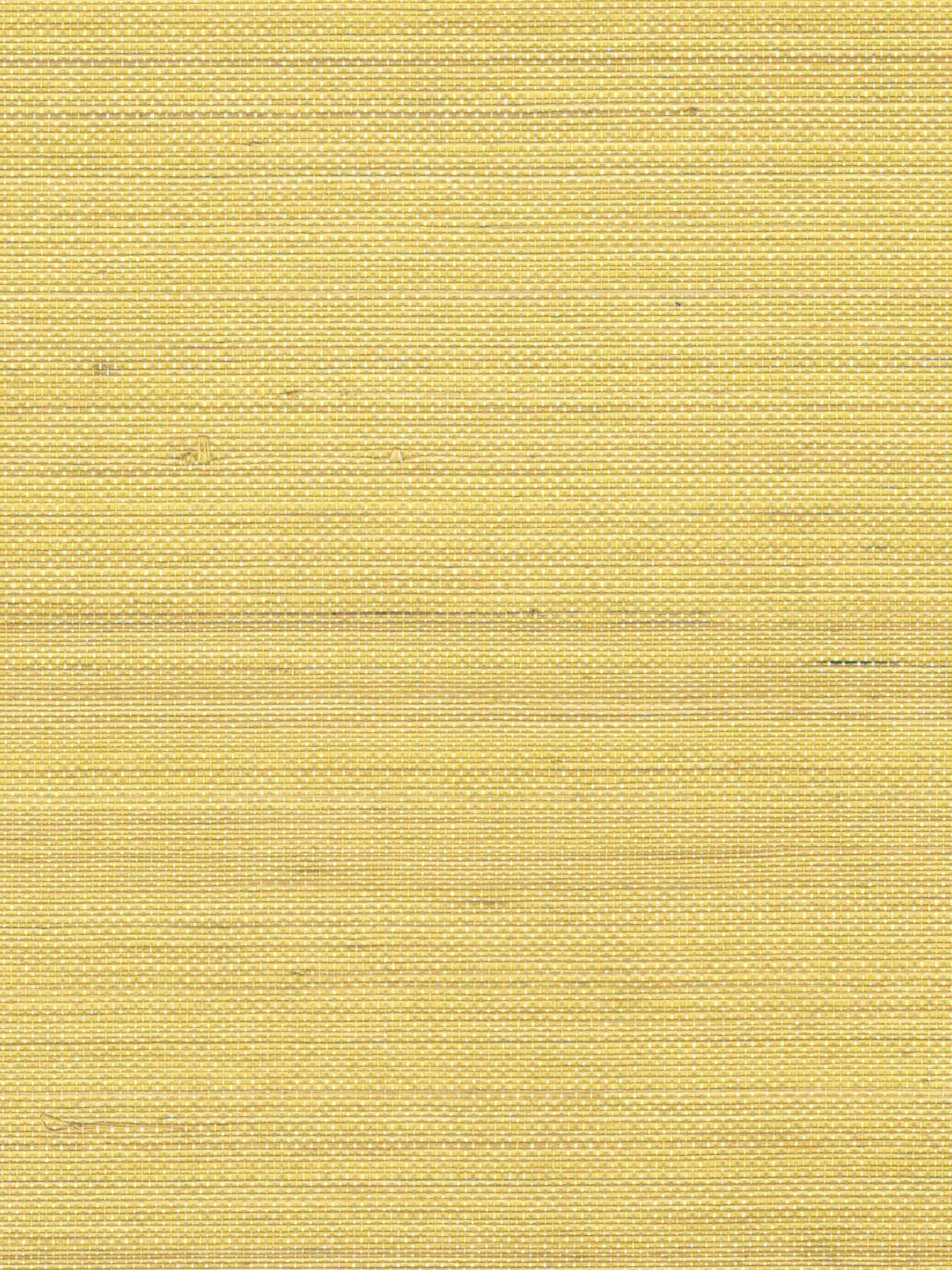 Lemon Yellow Textured Abaca Wallpaper — 3:4 close-up of woven texture