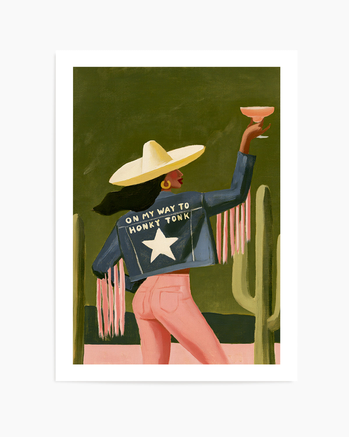 On My Way To Honky Tonk II | Art Print