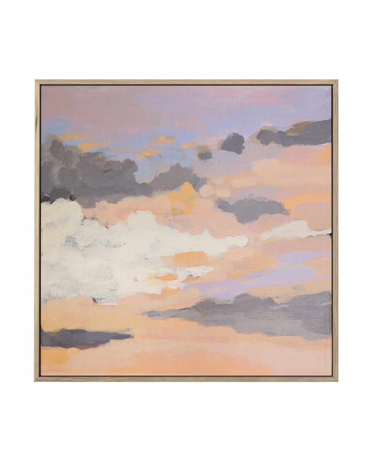 Orange Sunset by Shina Choi | Framed Canvas Art Print from Olive et Oriel where you can shop wallpaper and artworks online