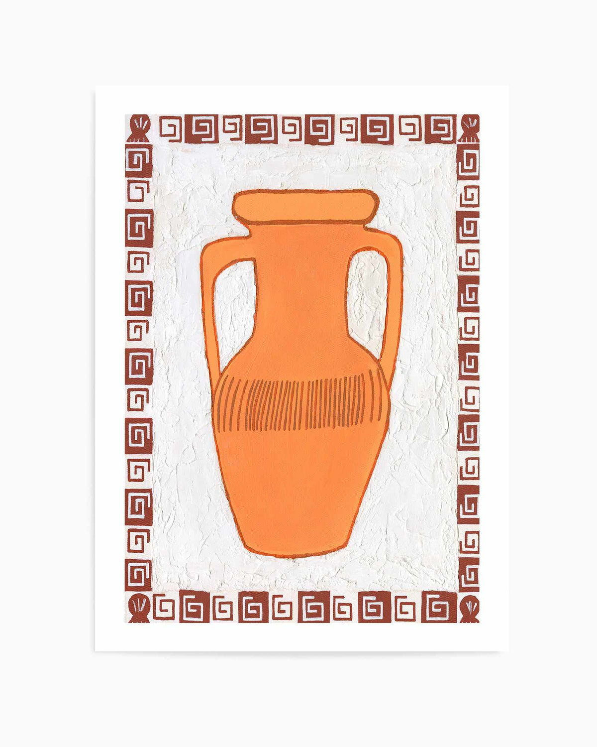 Orange Vase by Britney Turner | Art Print from Olive et Oriel where you can shop wallpaper and artworks online