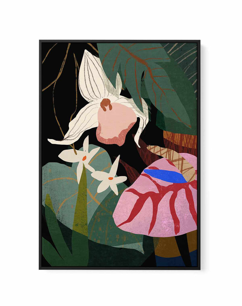 Orchid by Arty Guava | Framed Canvas Art Print