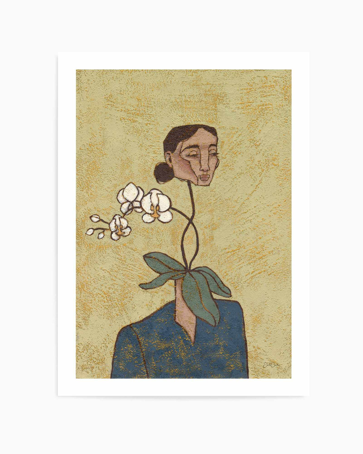 Orchid Mama by Julie Celina | Art Print from Olive et Oriel where you can shop wallpaper and artworks online