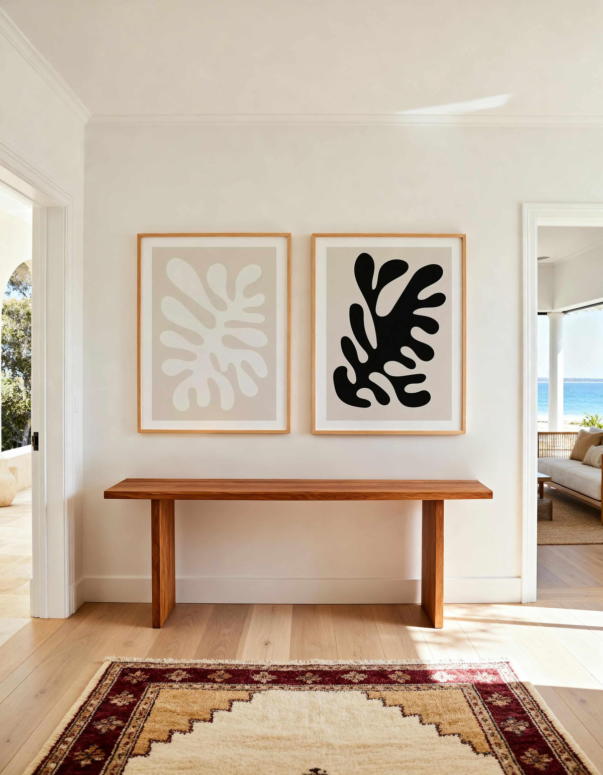 Organic Shapes I & II Art Print Set of 2 | Matching Wall Art from Olive et Oriel where you can shop wallpaper and artworks online
