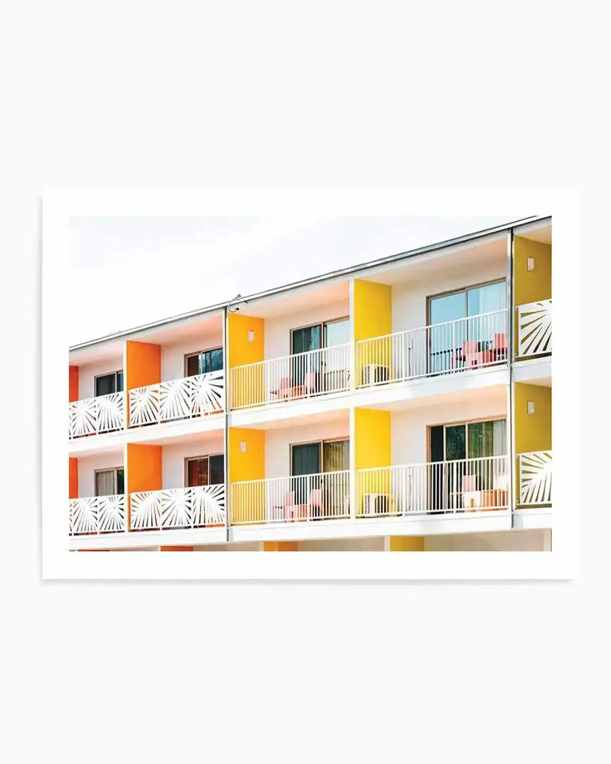 Palm Springs Hotel Art Print from Olive et Oriel where you can shop wallpaper and artworks online
