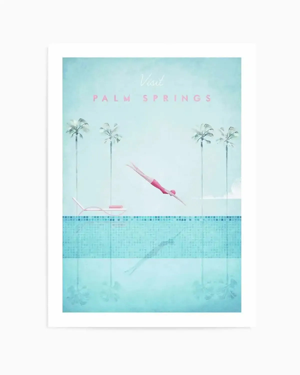 Palm Springs by Henry Rivers Art Print from Olive et Oriel where you can shop wallpaper and artworks online