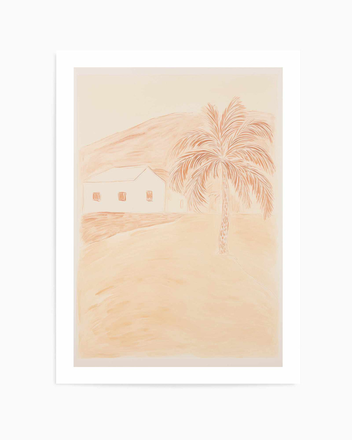 Palm View Illustration No II | Art Print from Olive et Oriel where you can shop wallpaper and artworks online