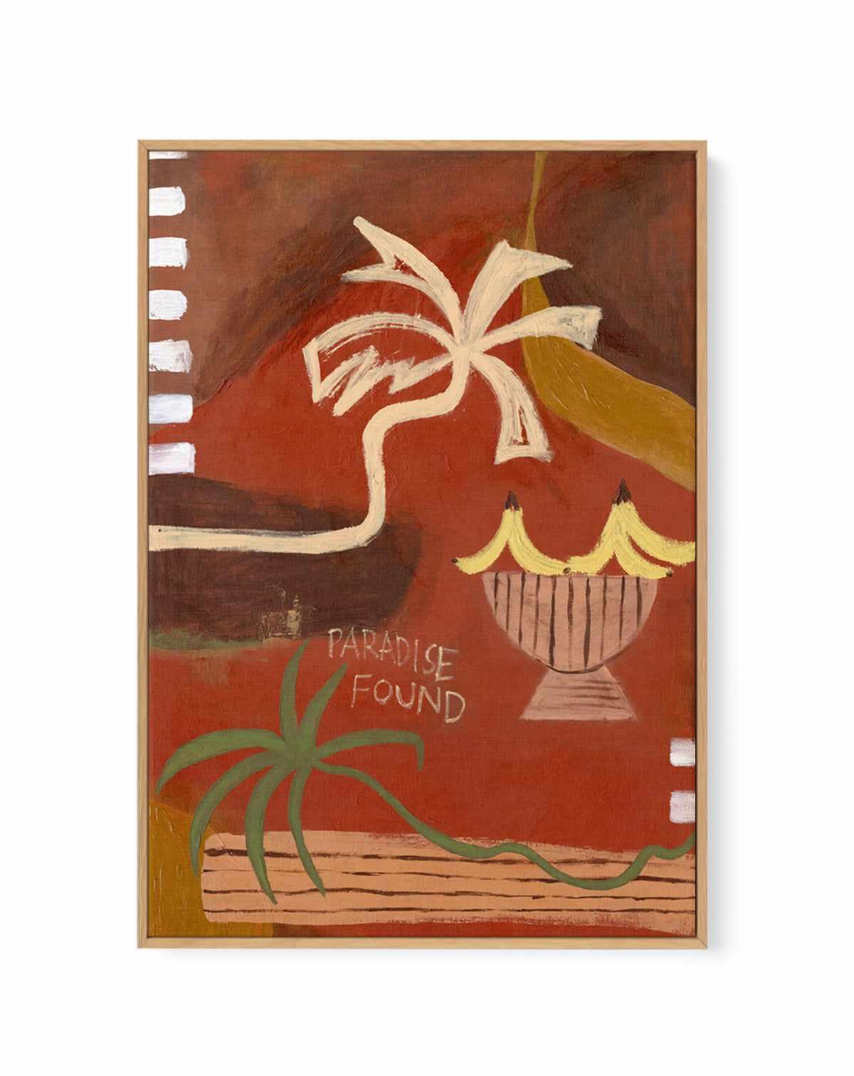 Paradise Found by Britney Turner | Framed Canvas Art Print from Olive et Oriel where you can shop wallpaper and artworks online