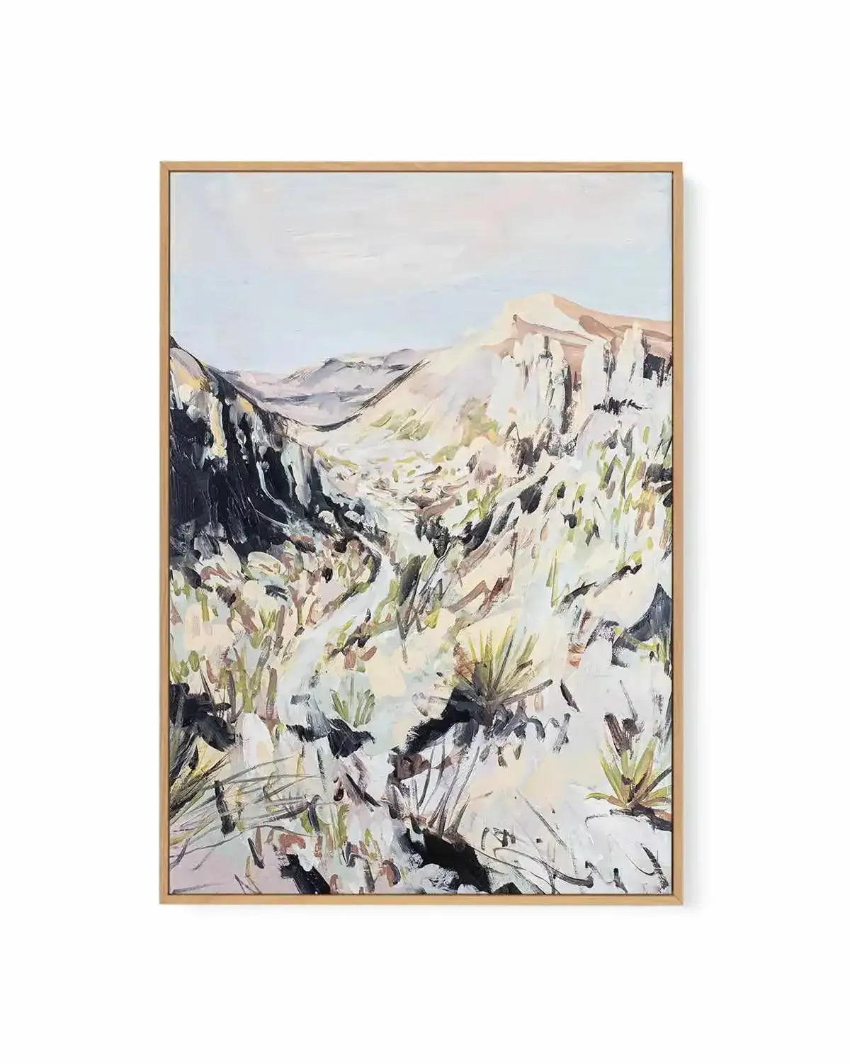 Pastel Desert by Meredith O'Neal | Framed Canvas Art Print from Olive et Oriel where you can shop wallpaper and artworks online