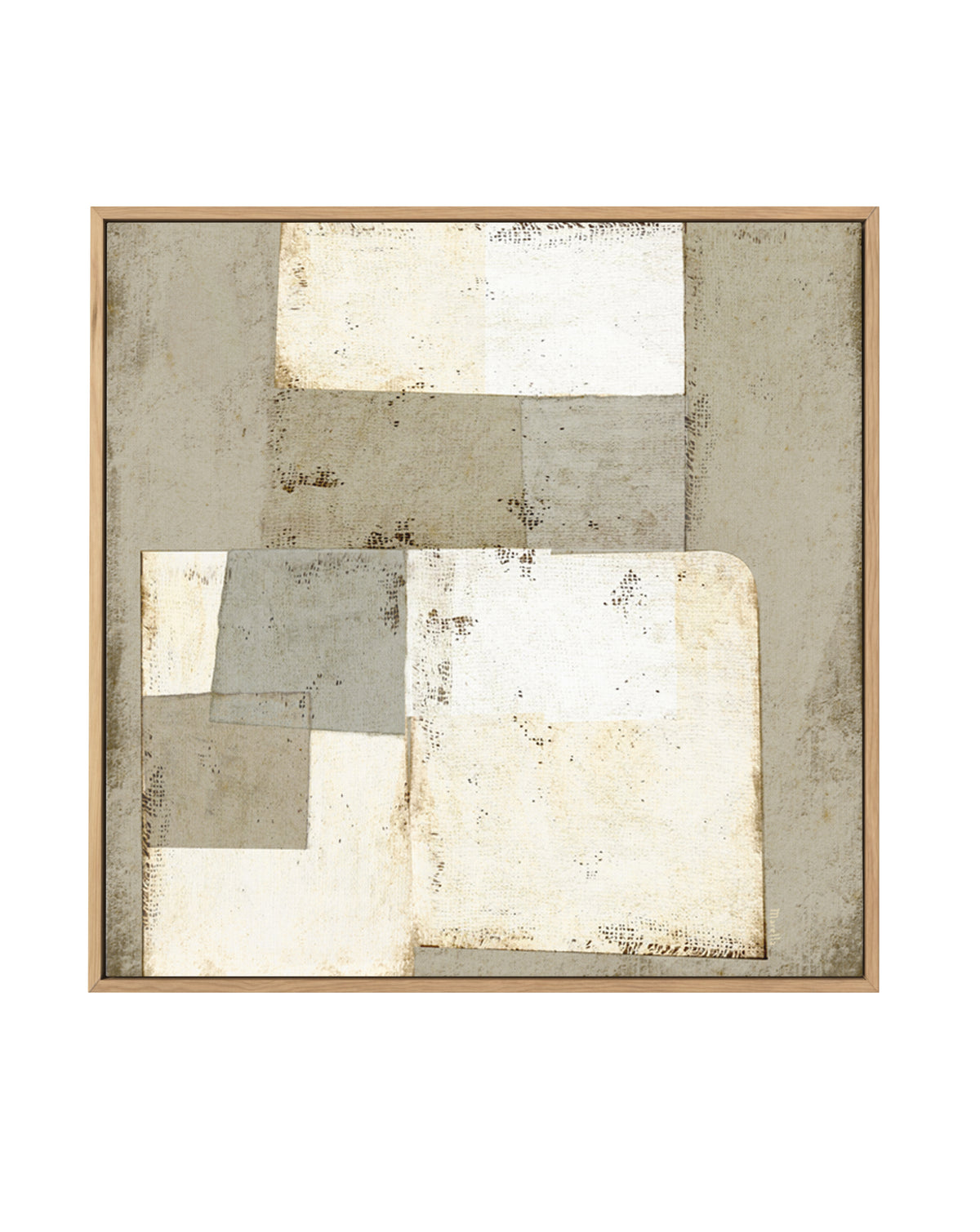 Patchwork Neutrals by Marco Marella | Framed Canvas Wall Art