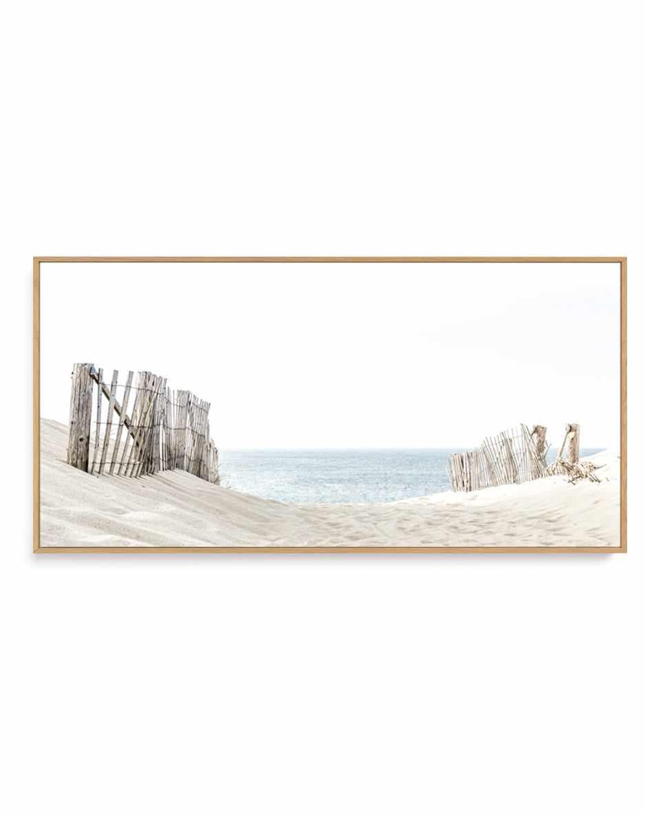 Path to the Sea | Panoramic Canvas Art Print from Olive et Oriel where you can shop wallpaper and artworks online