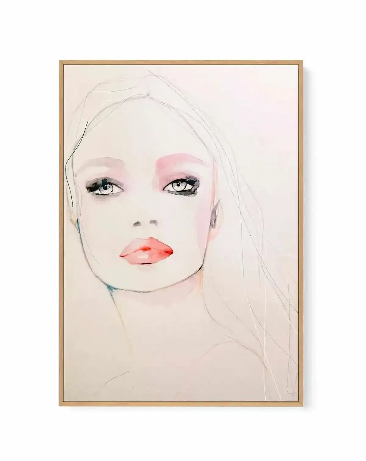 Pearl by Leigh Viner | Framed Canvas Art Print from Olive et Oriel where you can shop wallpaper and artworks online