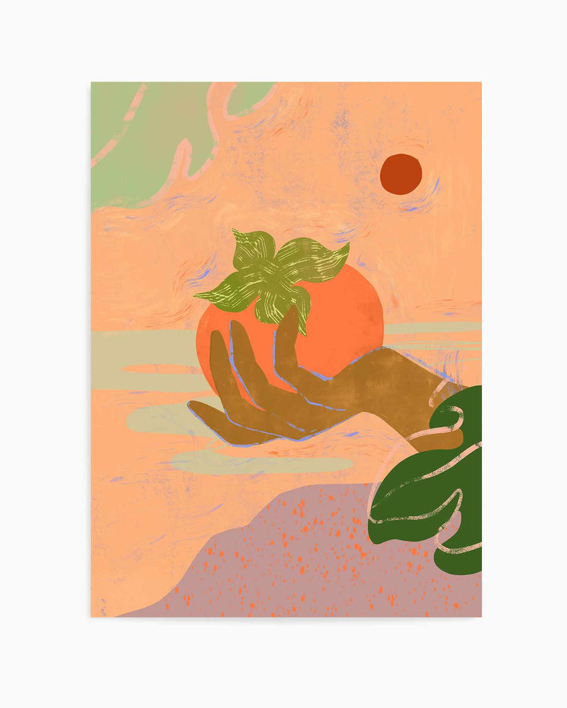 Persimmon by Arty Guava | Art Print