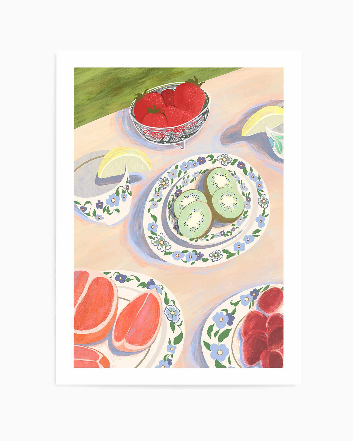 Picnic by Arty Guava | Art Print from Olive et Oriel where you can shop wallpaper and artworks online