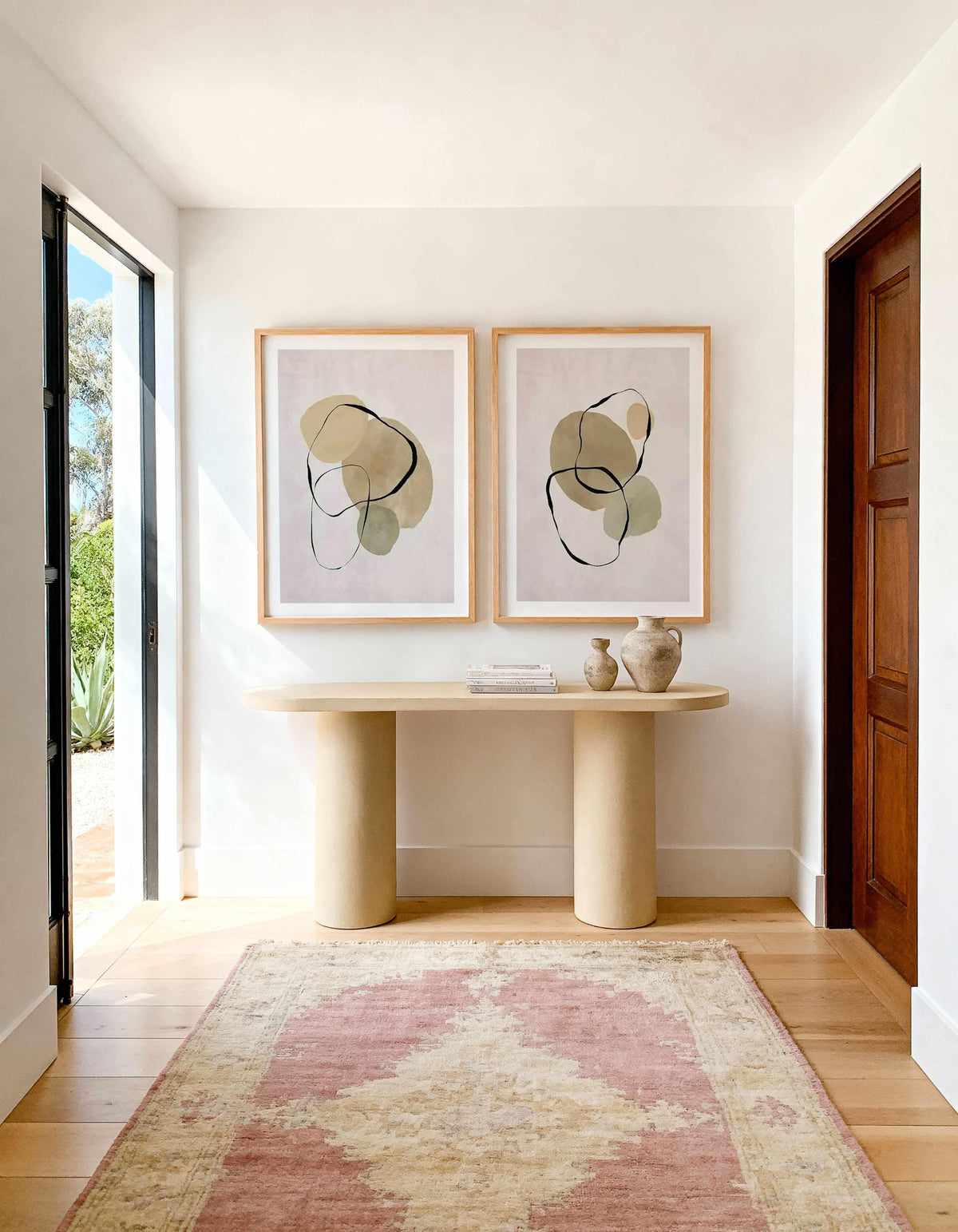 Pierre Abstraite I & II Art Print Set of 2 | Matching Wall Art from Olive et Oriel where you can shop wallpaper and artworks online